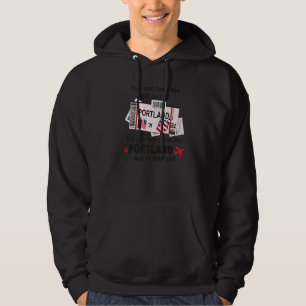 Portland Girl Portland Boarding Pass Hoodie