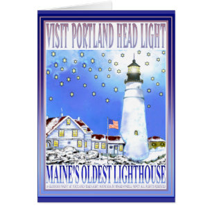 Portland Head Light #2 by Brigid O'Neill Hovey Cards