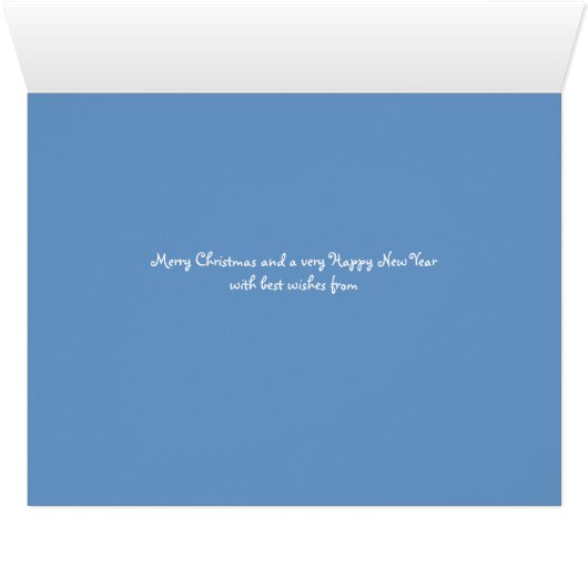 Portland Head Light at Christmas Big Card (Inside Horizontal (Bottom))