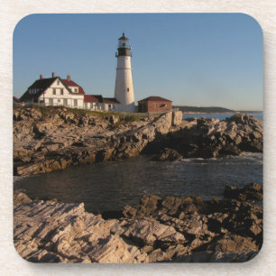 Portland Head Light Beverage Coaster