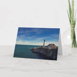 Portland Head Light Blank Greeting Card