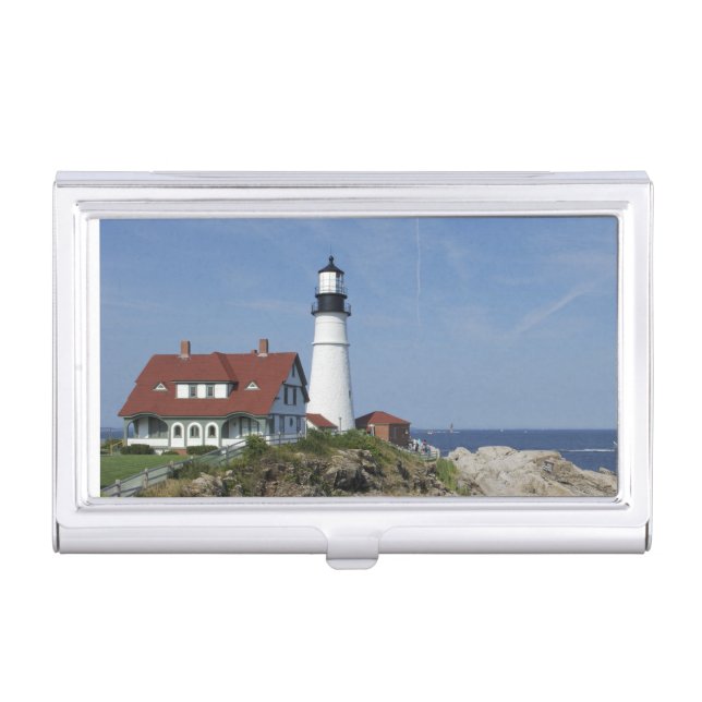 Portland Head Light, Cape Elizabeth,Maine, Business Card Case (Front)