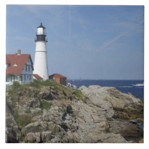 Portland Head Light, Cape Elizabeth,Maine, Ceramic Tile