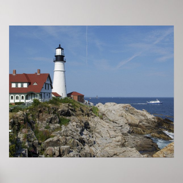 Portland Head Light, Cape Elizabeth,Maine, Poster (Front)