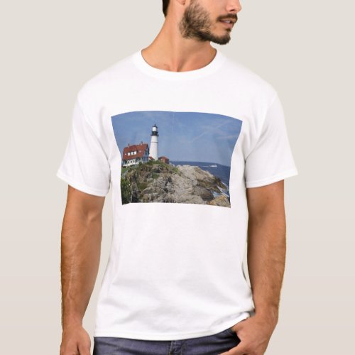 Portland Head Light Cape ElizabethMaine T_Shirt