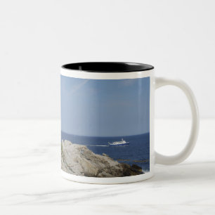 Portland Head Light, Cape Elizabeth,Maine, Two-Tone Coffee Mug