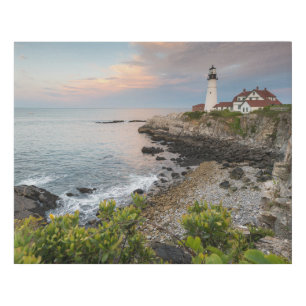 Portland Head Light   Cape Elizabeth, ME Faux Canvas Print
