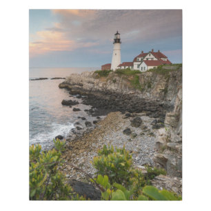 Portland Head Light Cape Elizabeth, ME Faux Canvas Print