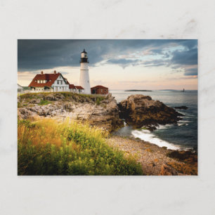 Portland Head Light Cape Elizabeth ME Postcard