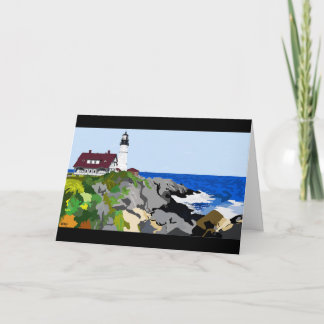 Portland Head Light Card