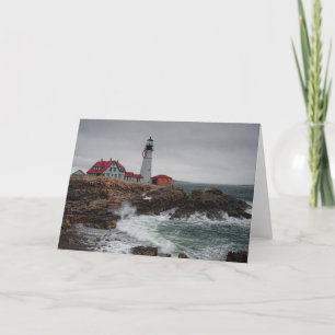 Portland Head Light Christmas Card