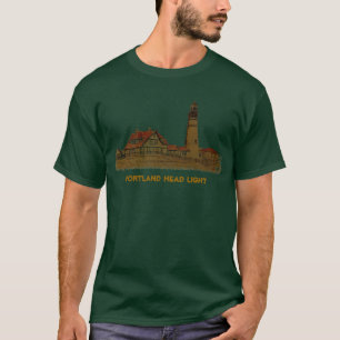 Portland Head Light Green T-Shirt