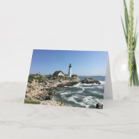 portland head light greeting card (blank inside)