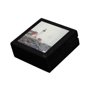 Portland Head Light in Fog Gift Box