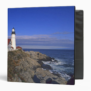 Portland Head Light Lighthouse Maine 3 Ring Binder