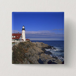 Portland Head Light Lighthouse Maine Pinback Button
