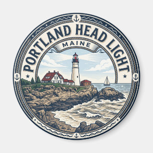 Portland Head Light Maine Magnet