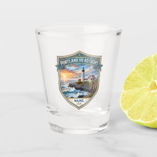 Portland Head Light Maine Shot Glass
