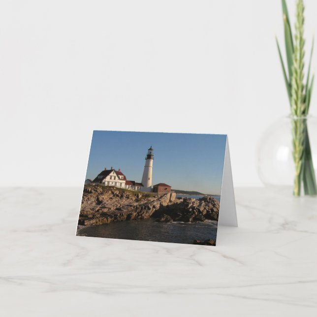 Portland Head Light Note Card (Front)
