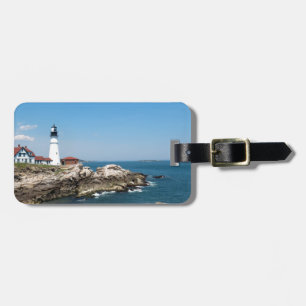 Portland Head Light ovelooking Casco Bay Luggage Tag