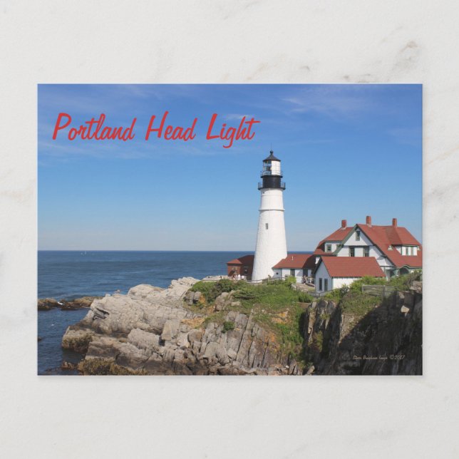 Portland Head Light postcard (Front)