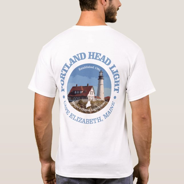Portland Head Light T-Shirt (Back)
