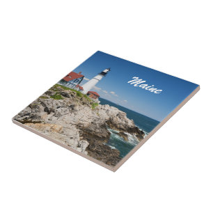 Portland Head Light Tile