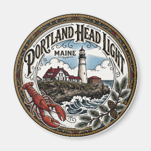 Portland Head Light USA Magnet