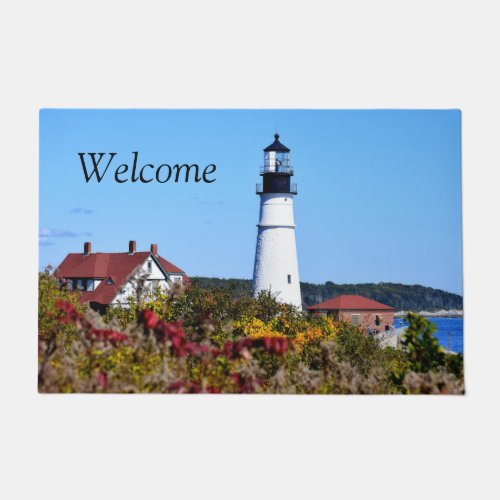 Portland Head Light Welcome Mat