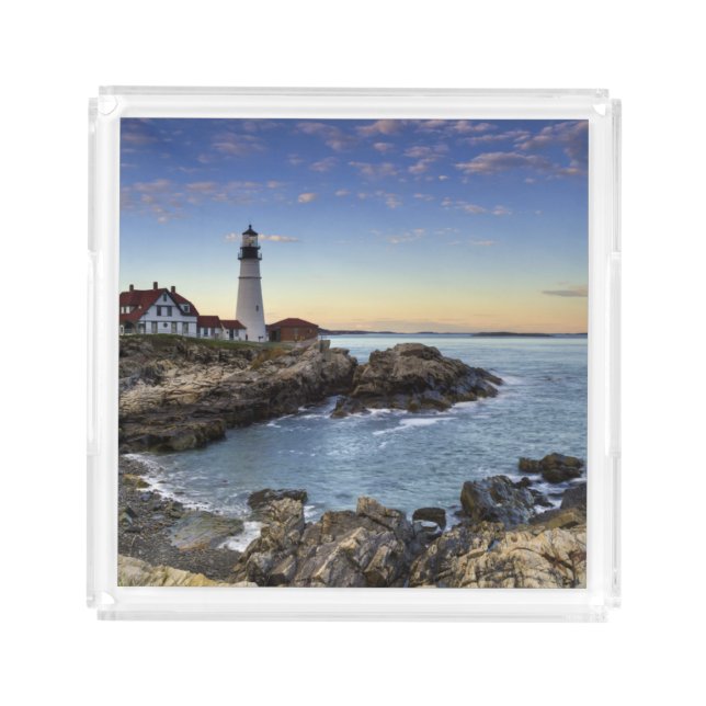 Portland Head Lighthouse Acrylic Tray (Front)