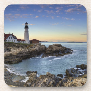 Portland Head Lighthouse Beverage Coaster