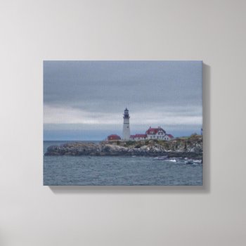 Portland Head Lighthouse Canvas Print by lighthouseenthusiast at Zazzle