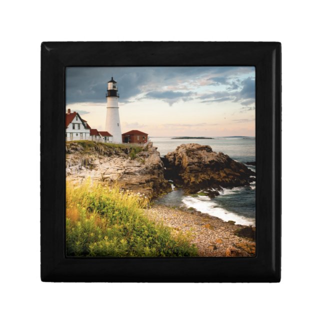 Portland Head Lighthouse | Cape Elizabeth, Me Jewelry Box (Front)