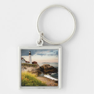 Portland Head Lighthouse Cape Elizabeth, Me Keychain