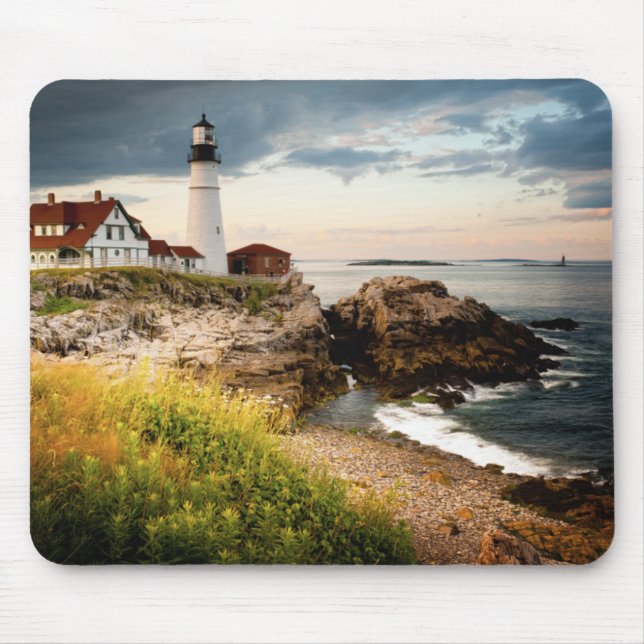 Portland Head Lighthouse | Cape Elizabeth, Me Mouse Pad (Front)