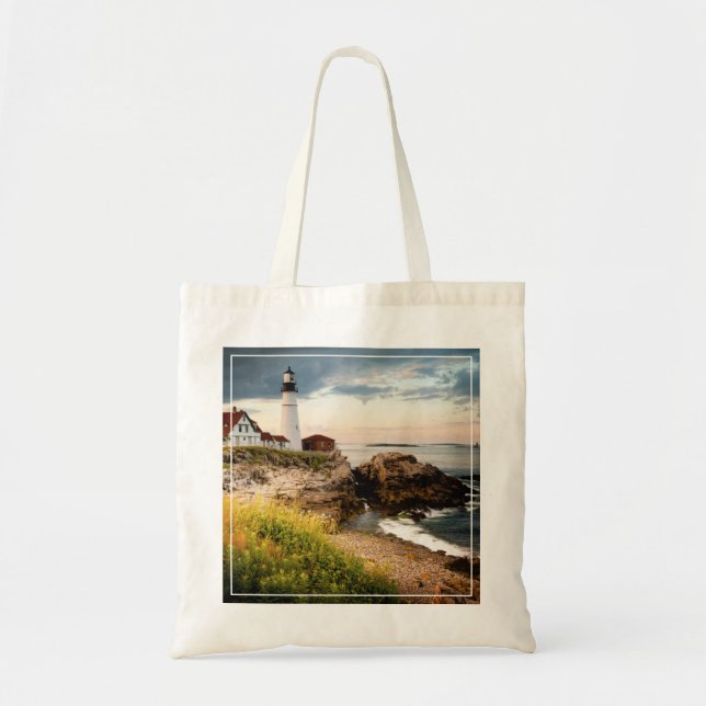 Portland Head Lighthouse | Cape Elizabeth, Me Tote Bag (Front)