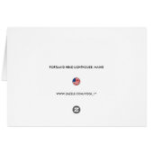 PORTLAND HEAD LIGHTHOUSE CARDS (Back Horizontal)