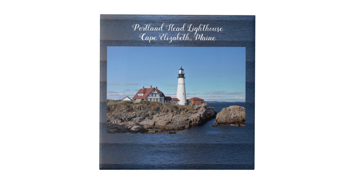 Portland Head Lighthouse Ceramic Tile | Zazzle