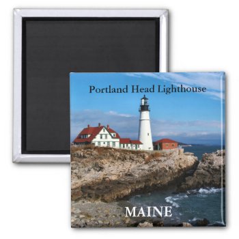 Portland Head Lighthouse  Maine Magnet by LighthouseGuy at Zazzle