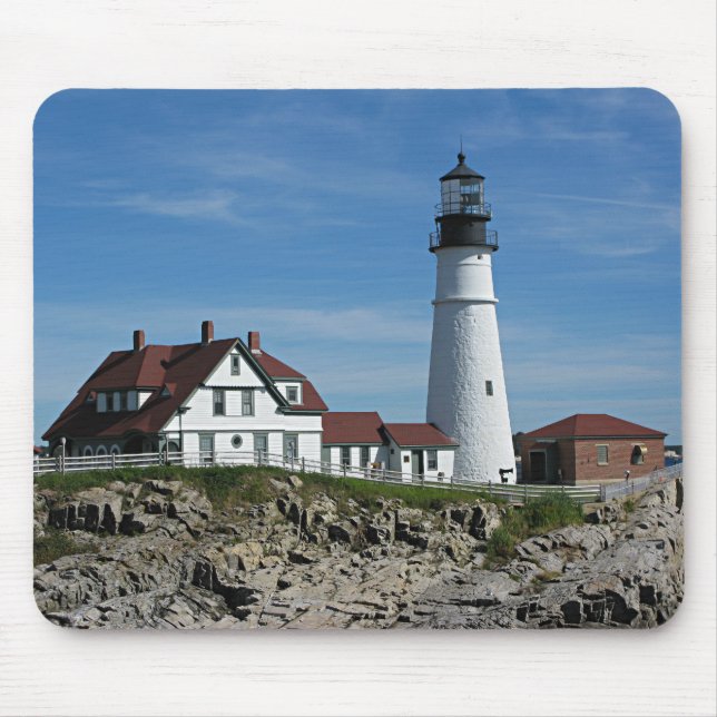 Portland Head Lighthouse, Maine Mouse Pad (Front)