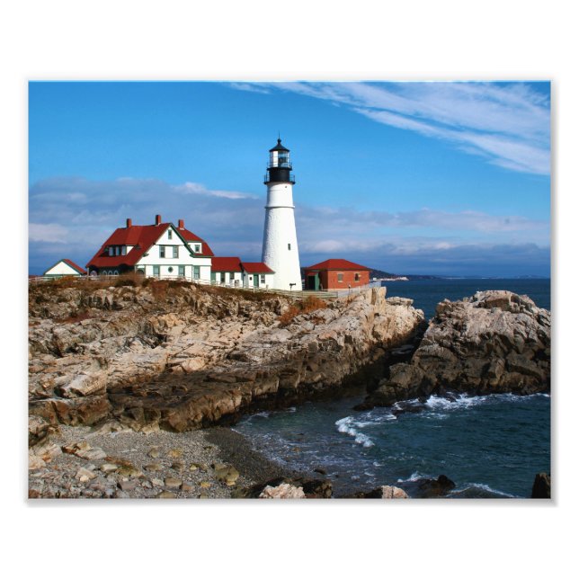 Portland Head Lighthouse, Maine Photo Print (Front)
