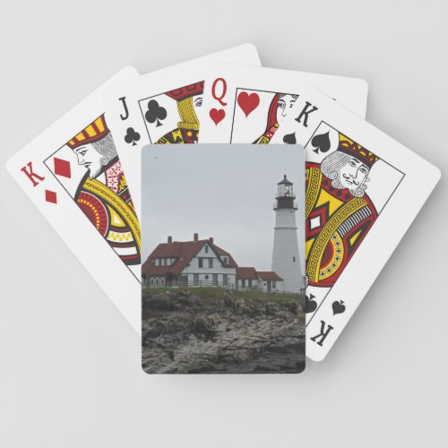 Portland Head Lighthouse Maine Poker Cards