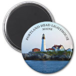 Portland Head Lighthouse, Maine Round Magnet at Zazzle