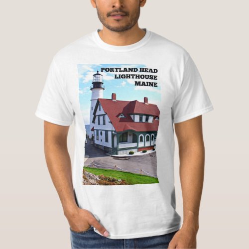 Portland Head Lighthouse Maine T_Shirt
