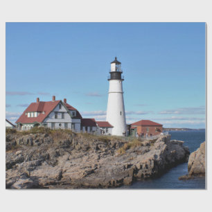 Portland Head Lighthouse Maine Wrapping Paper
