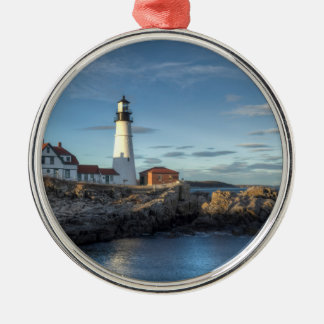 Portland Head Lighthouse Metal Ornament