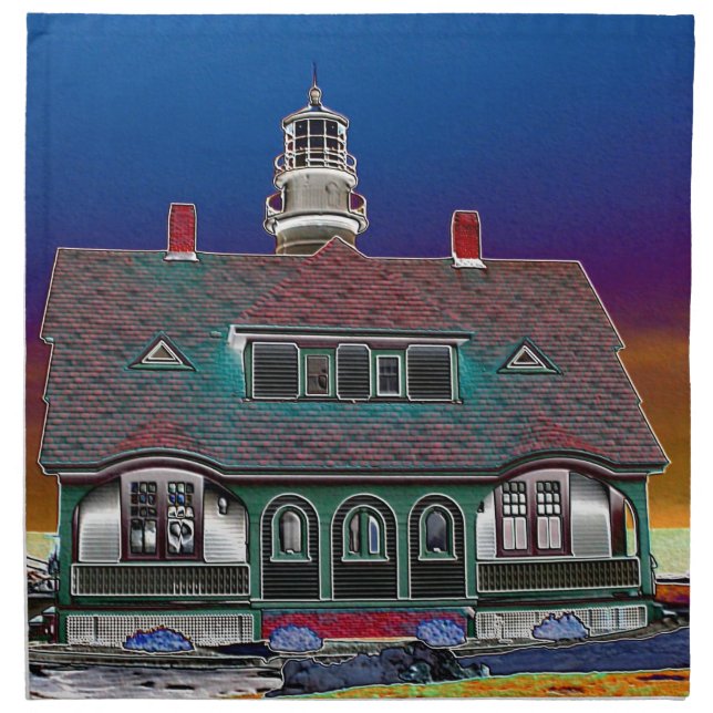 Portland Head Lighthouse Napkin (Front)