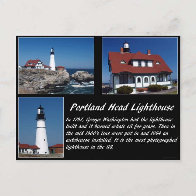 Portland Head Lighthouse Postcard (Front)