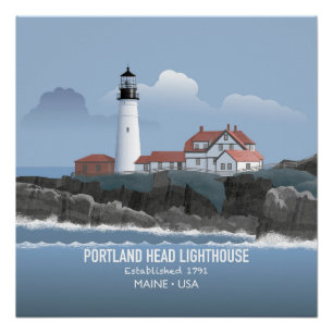 Portland Head Lighthouse Poster