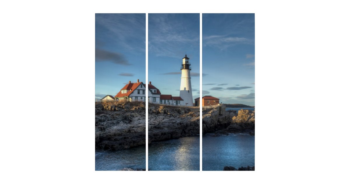 Portland Head Lighthouse Triptych | Zazzle